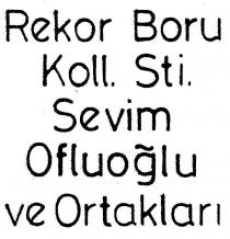 rekor boru koll. şti.