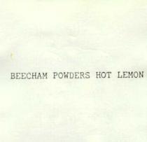 beecham powders hot lemon