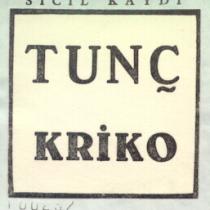 tunç kriko