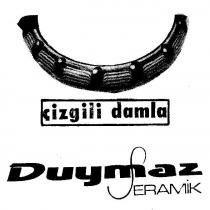 duymaz çizgili damla