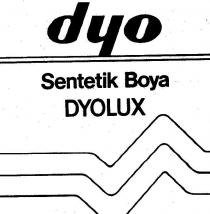dyo sentetik boya dyolux