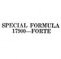 special formula 17900