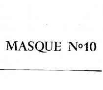 masque no 10