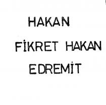 hakan fikret edremit