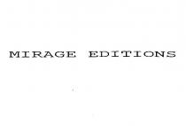 mirage editions
