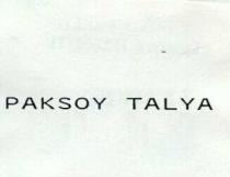 paksoy talya