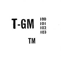 t gm 100 101 102 103