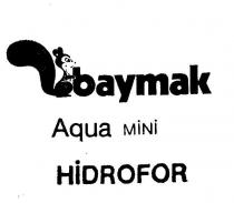 baymak aqua mini sincap şekli