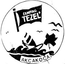 camping tezel deniz,kadin ve rüzgar sörfü şekli