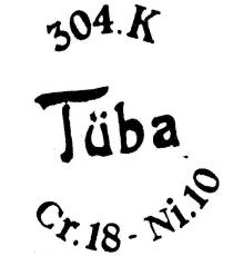 tüba 304 k cr.18 ni.10