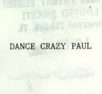 dance crazy paul
