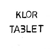 klor tablet