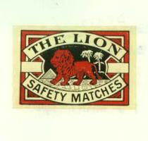 the lion safety matches
