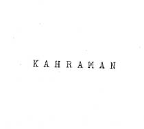 kahraman