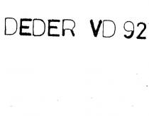 deder vd 92