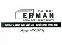 salihli erman beton boru parke sanayii her ebatta beton boru çeşitleri-bordür taşı-parke taşı azize aksoy