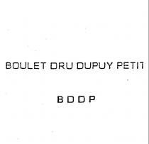 boulet dru dupuy petit bddp