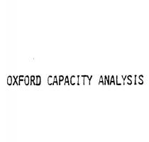 oxford capacity analysis