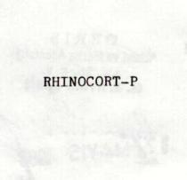 rhinocort p