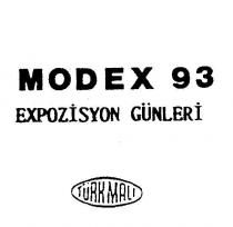 modex 93 expozisyon günleri