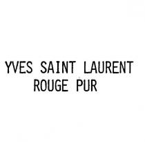 yves saint laurent rouge pur