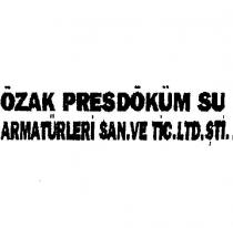 özak presdöküm su