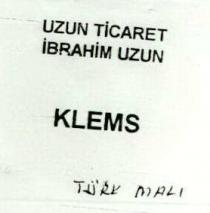 klems ibrahim uzun