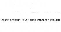 sanpellegrino hi-fi high fidelity collant