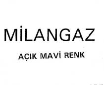 milangaz açik mavi