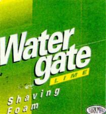 water gate shaving foam lime
