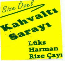 kahvalti sarayi lüks harman rize