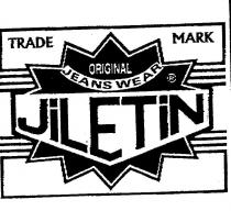 trade mark original jeans wear jiletin