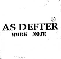 as defter work note