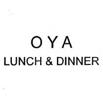 oya lunch & dinner