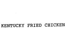 kentucky fried chicken