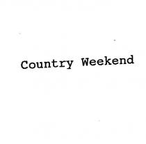 country weekend