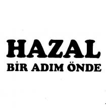 hazal bir adim önde