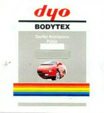 dyo bodytex darbe koruyucu pütür araba şekli