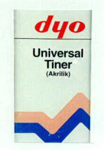 dyo universal tiner akrilik