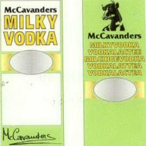 mc cavanders milky vodka