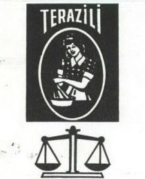 terazili terazi ve kadın şekli