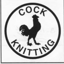 cock knitting horoz şekli
