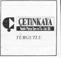 çetinkaya turgutlu ç