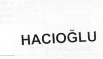 hacioğlu