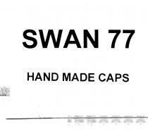 swan 77 hand made caps