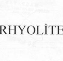 rhyolite