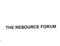 the resource forum