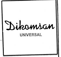 dikomsan universal