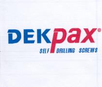 dekpax self drilling screws