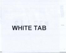 white tab